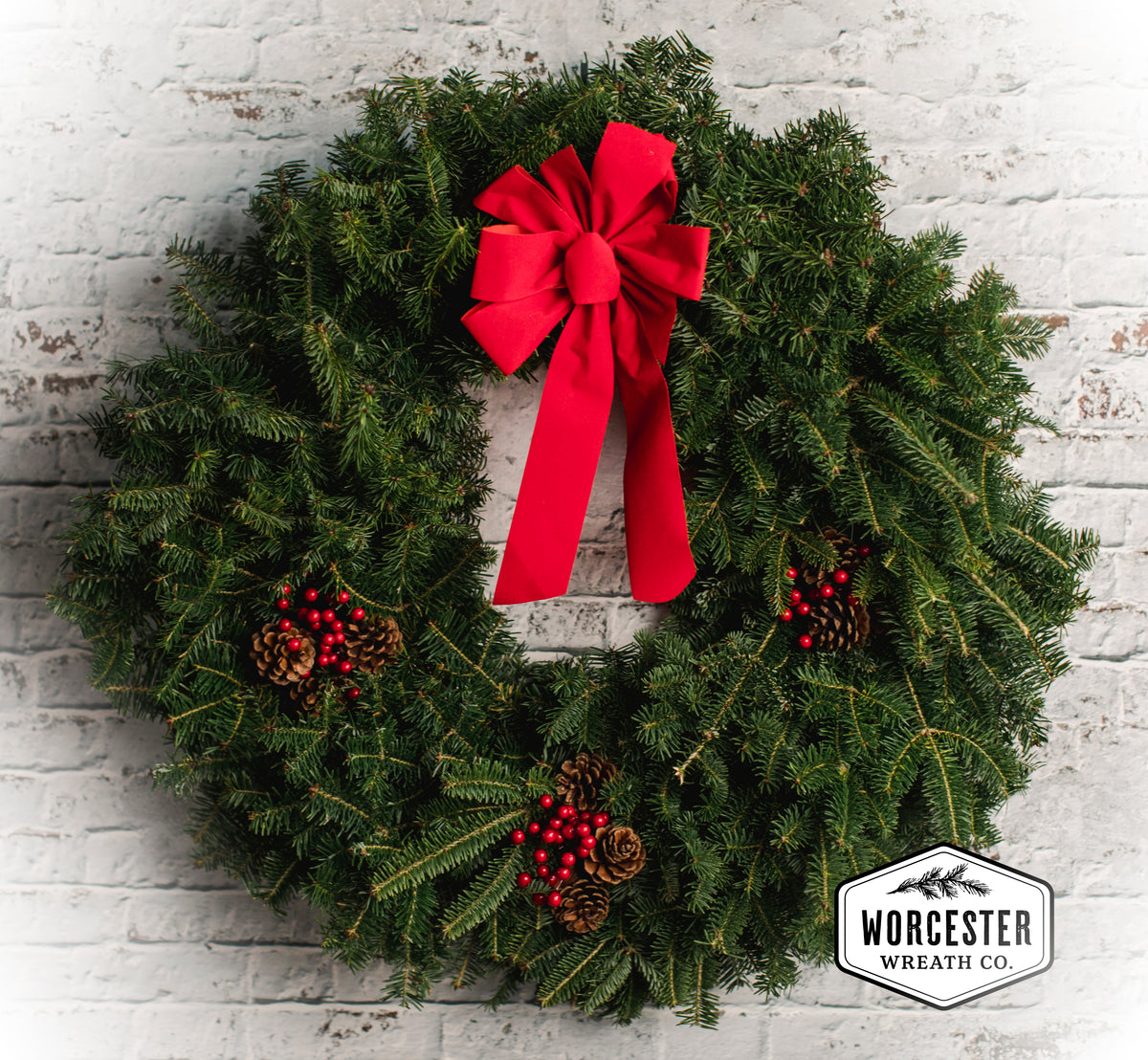 "Classic" 30in Wreath | Christmas Wreath