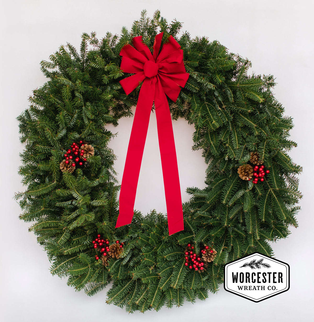 "Classic" 36in Wreath | Christmas Wreath