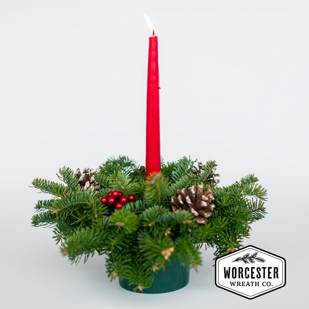 "Classic" Small Round Centerpiece | Christmas Centerpiece